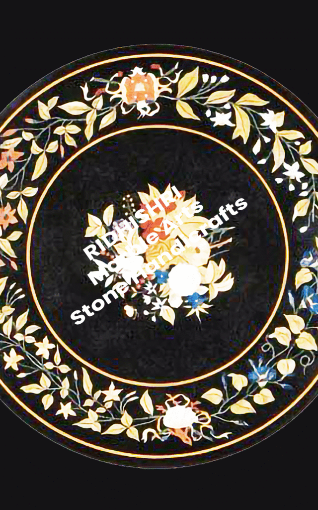 pietra dura jewel bespoke inlay