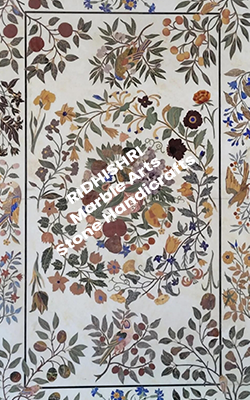pietra dura jewel stone inlay